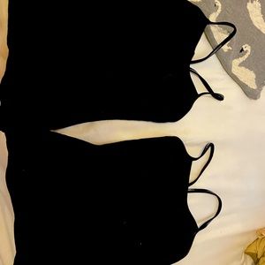 Two lululemon size small adorable workout tanks!